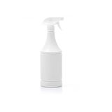 500ml konik beyaz renk mat plastik şişe triger başlıklı, 24 adet,  sprey şişesi, triger başlıklı şişe, kozmetik şişe, sanayi tipi şişe, plastik şişe