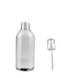 150ml şeffaf plastik şişe sıvı sabun pompalı, 24 adet, sabun şişesi, pompalı şişe, duş jeli şişesi, kozmetik şişe