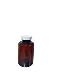 250ml kahverengi tablet şişesi beyaz kapak, 50 adet, tablet şişesi, ecza şişesi, kozmetik şişe