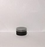 10ml Siyah Akrilik Krem Kutusu, Kozmetik Kutu, Şeffaf Kapak, Plastik Kutu, 50 Adet