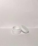 10ml Beyaz Akrilik Krem Kutusu, Kozmetik Kutu, Plastik Kutu, 25 Adet