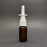 10ml kahverengi şişe, Burun spreyi, 12 adet Nazal Spreyli, Ecza şişesi, İlaç Şişesi