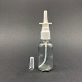20ml şeffaf şişe, Burun spreyi, 24 adet Nazal Spreyli, Ecza şişesi, İlaç Şişesi