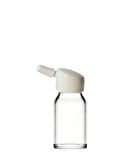 10ml şeffaf cam penisilin şişesi tank kapak, 24 adet, penisilin şişesi,polen şişesi, arı sütü şişesi