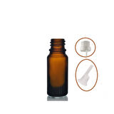 20ml kahverengi cam içten damlalıklı şişe beyaz kapak, 12 adet, damlalıklı şişe, damlatmalı şişe 