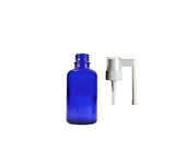 30ml mavi ağız spreyi başlıklı cam şişe,12 adet, ağız spreyi şiesi, cam şişe, medikal şişe