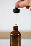 Cam Damlalıklı Boş Esans Yağ Ve Parfümeri Şişesi Hijyenik Kaliteli Kahverengi Şişe 100 Ml 10 Adet