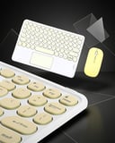 Bluetooth Klavye Touchpad Slim Kablosuz Q Model
