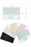 Bluetooth Klavye Touchpad Slim Kablosuz Q Model