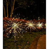 Solar Havai Fişek Dekor Led