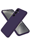 S25 Kılıf Nano Içi Kadife Silikon - Mor