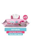 BABY TURCO Gül Kokulu Islak Bebek Havlusu 12x90 Adet