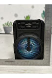 Işıklı Kablosuz Hoparlör Bluetooth Speaker Ses Bombası Mini Led Işıklı Fmradyo/sdkart/usb
