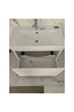 Konak 80 cm Beyaz Banyo Dolabı