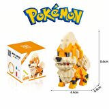 ThreeMB Toys Pokemon 2. Kısım Blok Puzzle Growlithe