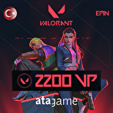 2200 VP Valorant Points TR