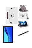 Hometech Alfa8 Mrc 8" Standlı Tablet Kılıfı+Nano Kırılmaz Ekran Koruyucu+Dokunmatik Kalem