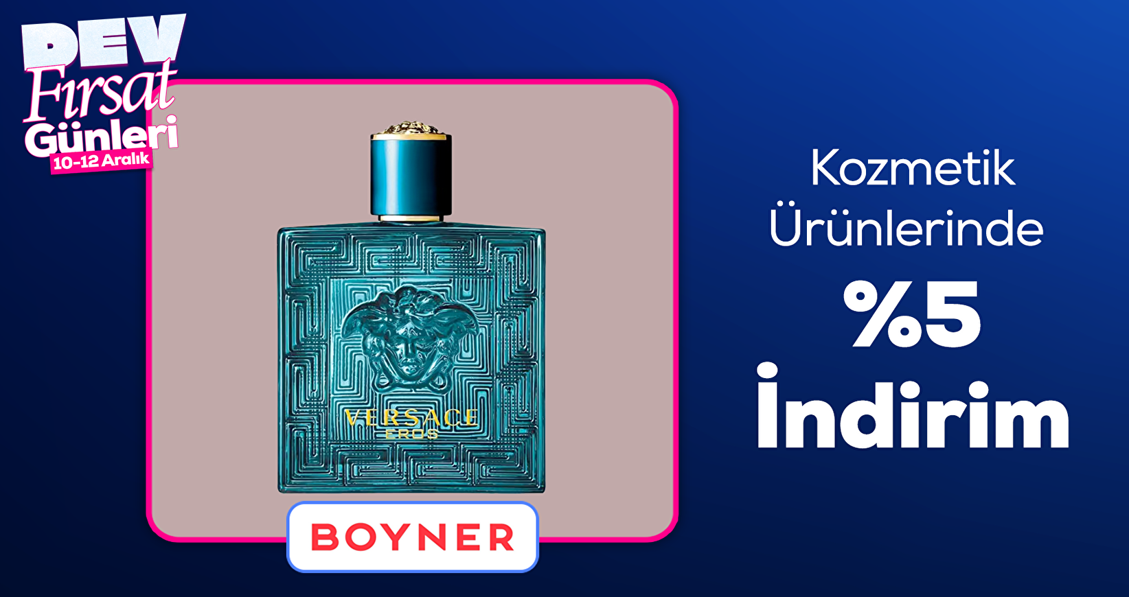 Boyner Kozmetik Ürünlerinde %5 İndirim