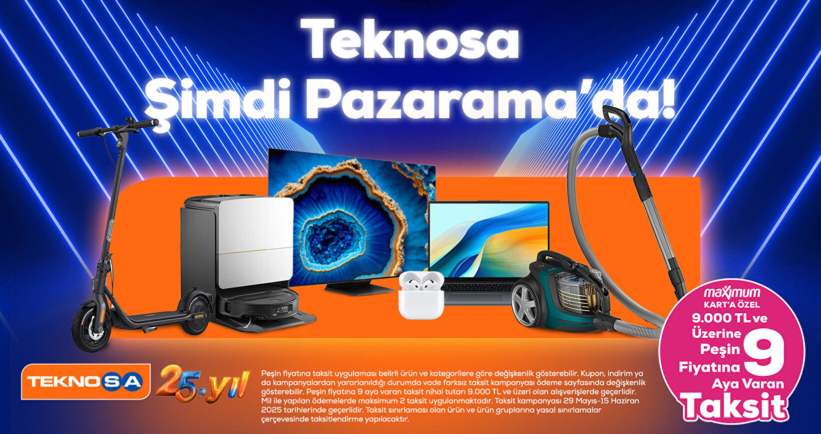 Teknosa Şimdi Pazarama'da!