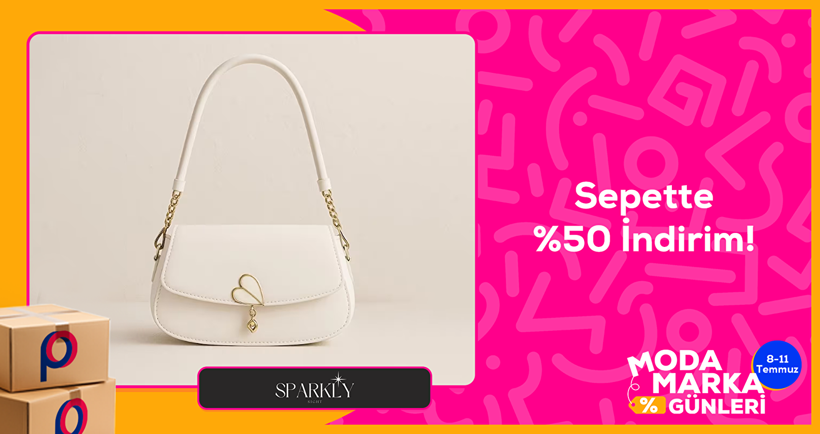 Sparkly Sight Sepette %50 İndirim!