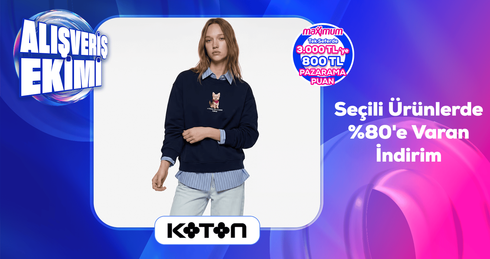 Koton Seçili Ürünlerde %80'e varan indirim