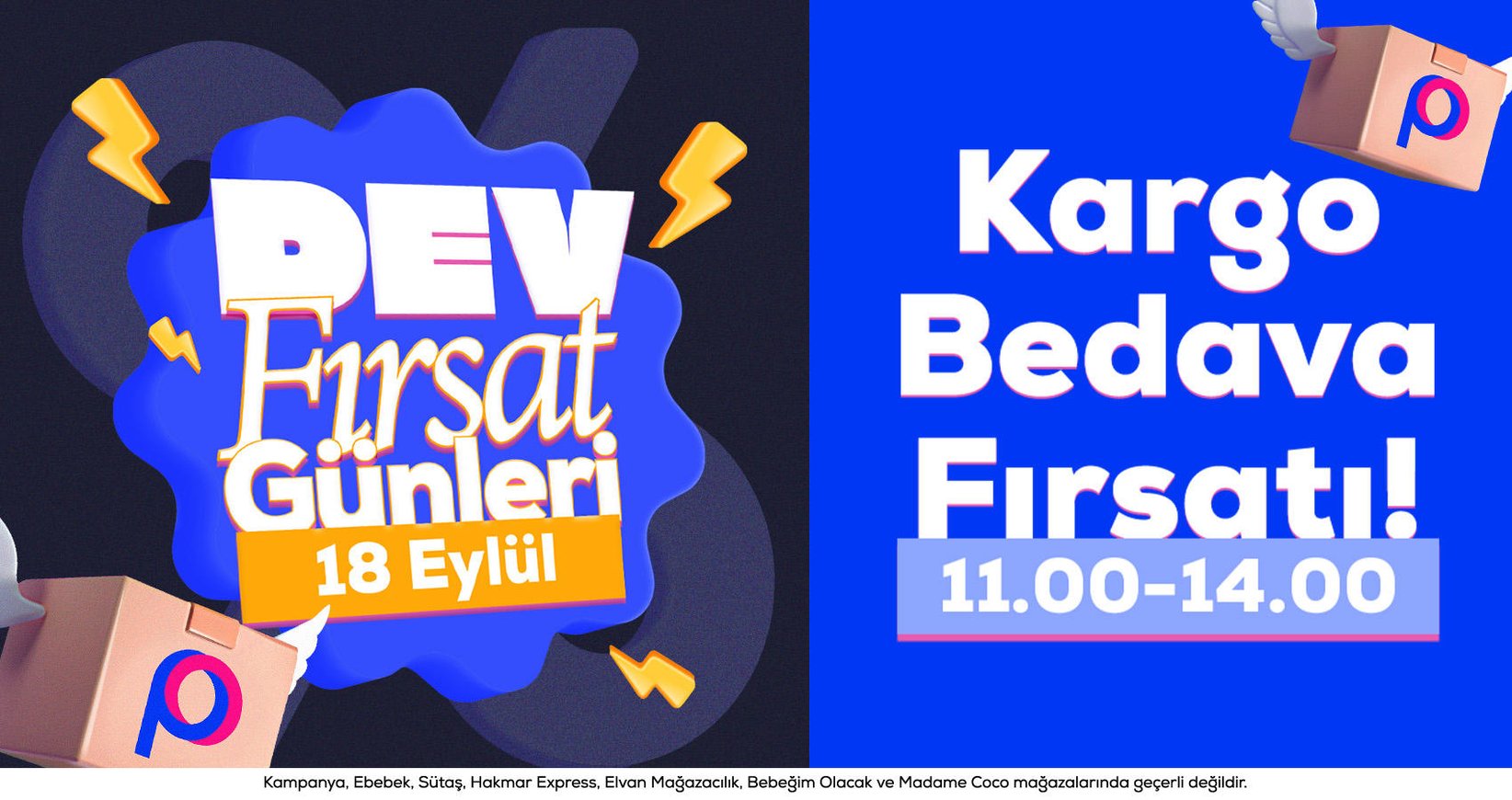Kargo Bedava Fırsatı !