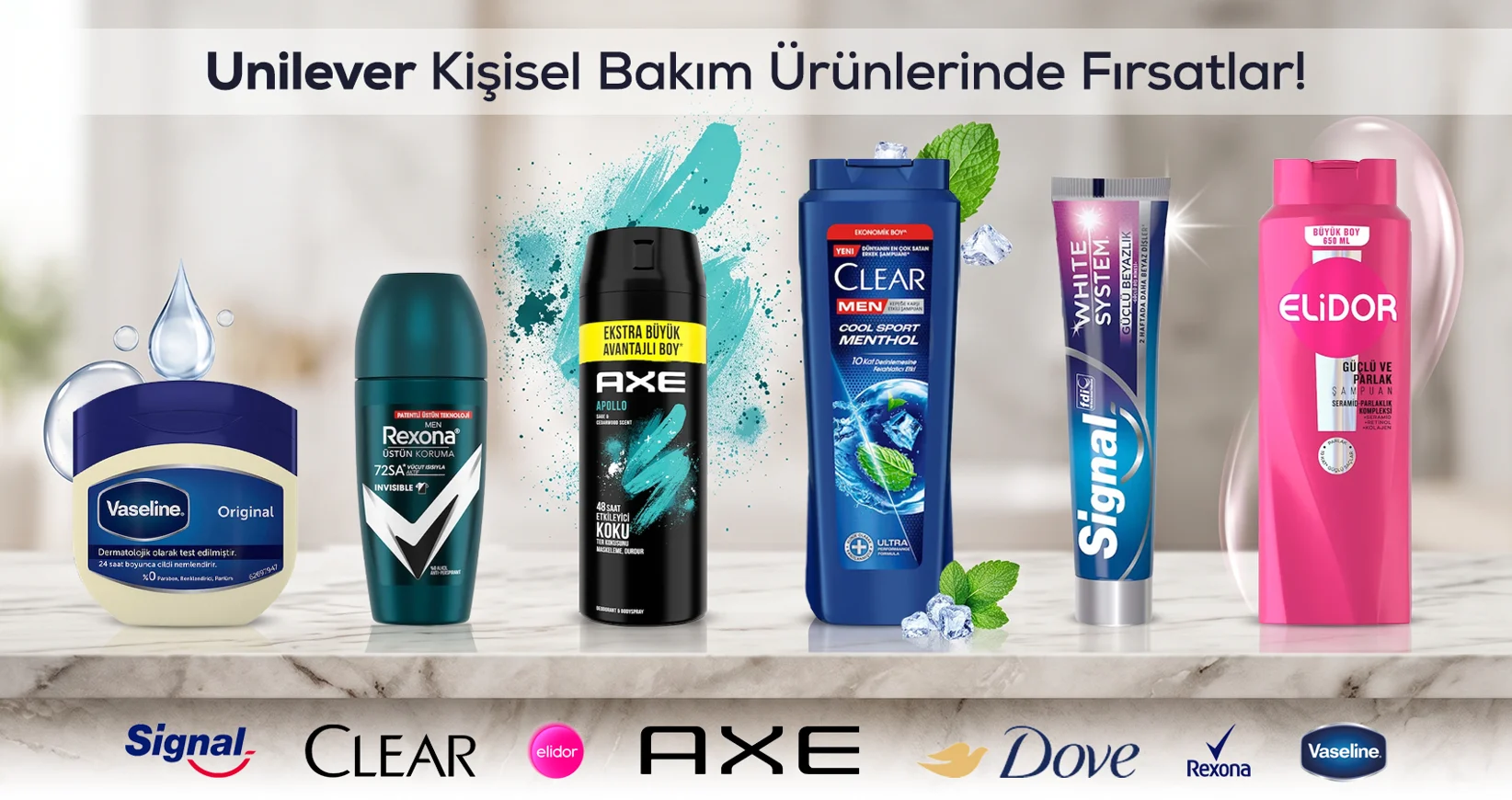 Unilever kişisel bakım ürünlerinde fırsatlar