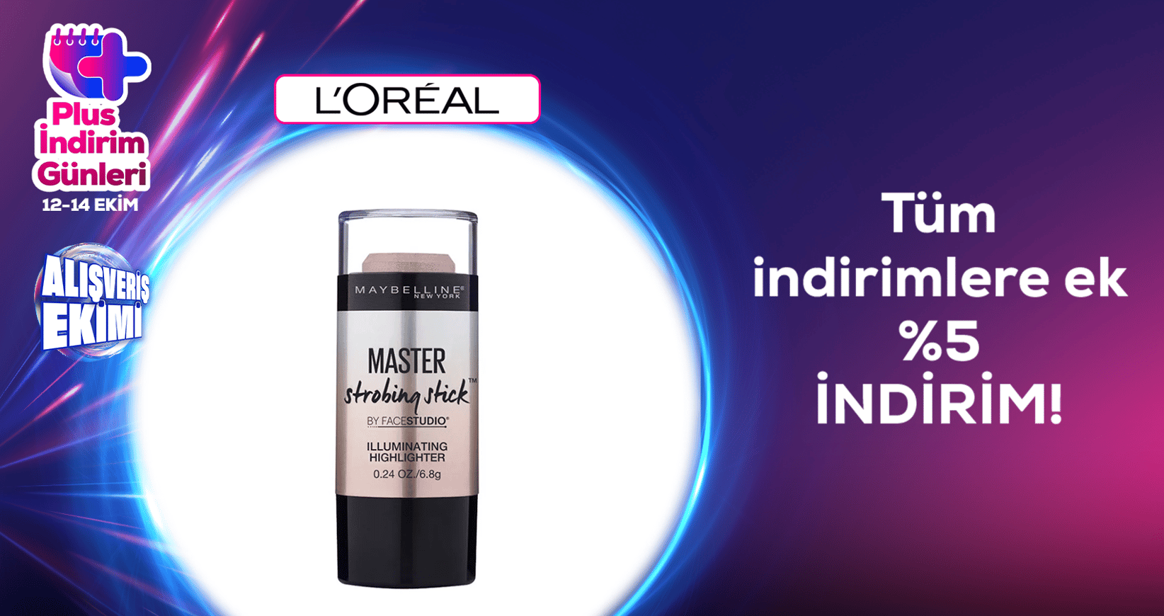 L'OREAL Tüm indirimlere ek %5 İndirim
