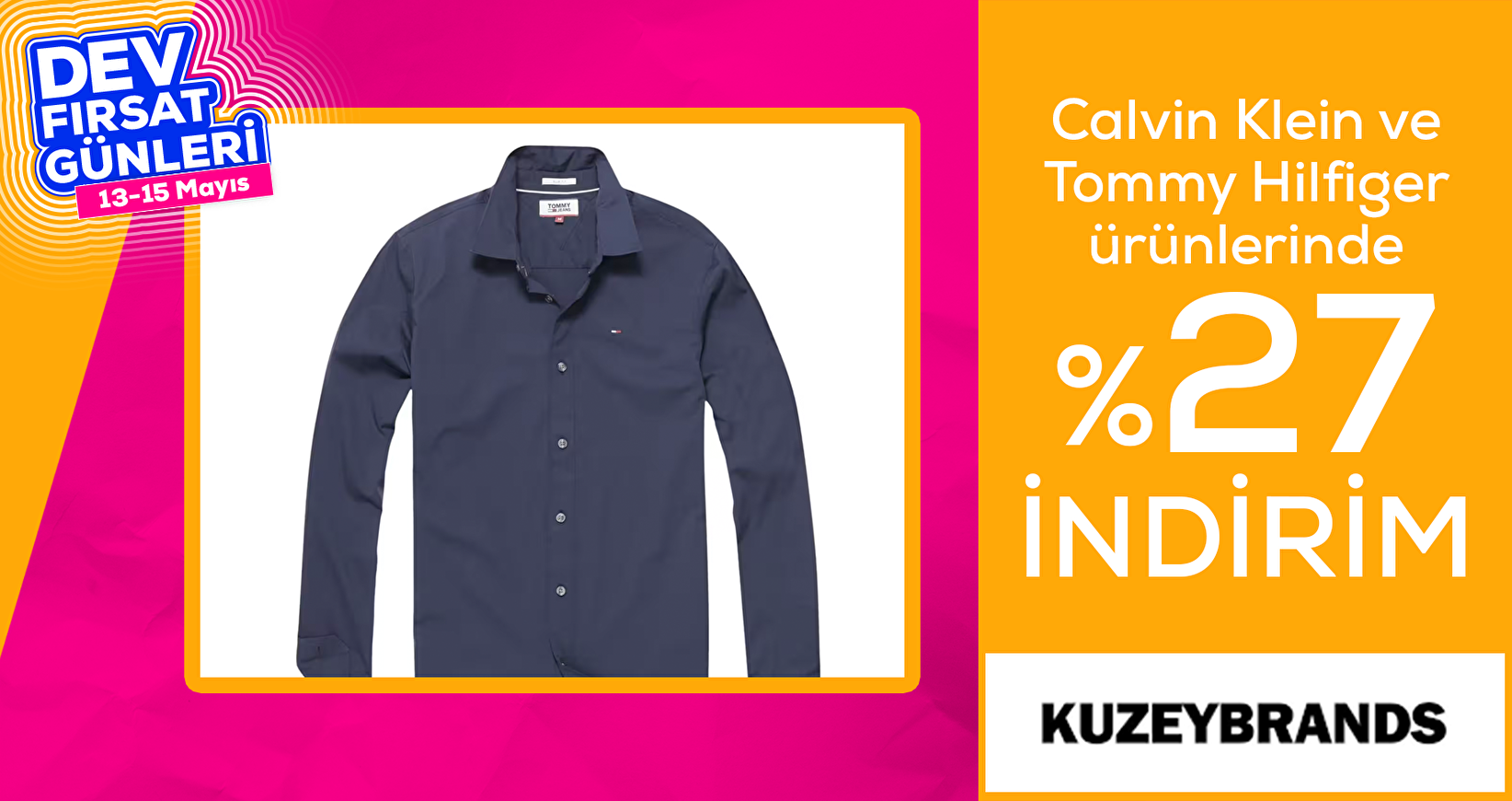 Calvin Klein ve Tommy Hilfiger ürünlerinde %27 indirim