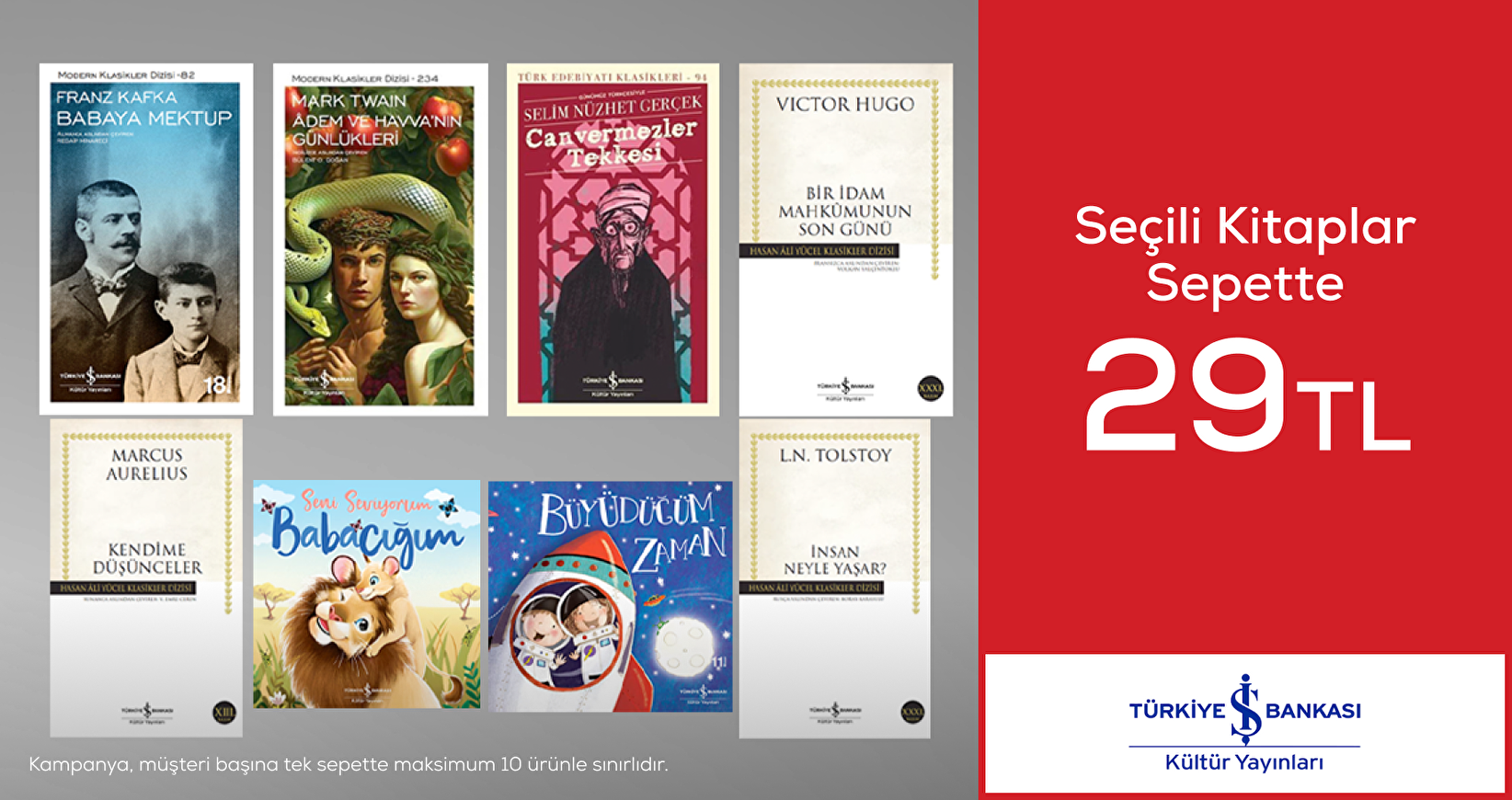 Seçili İş Kültür Yayınları Kitapları 29 TL!