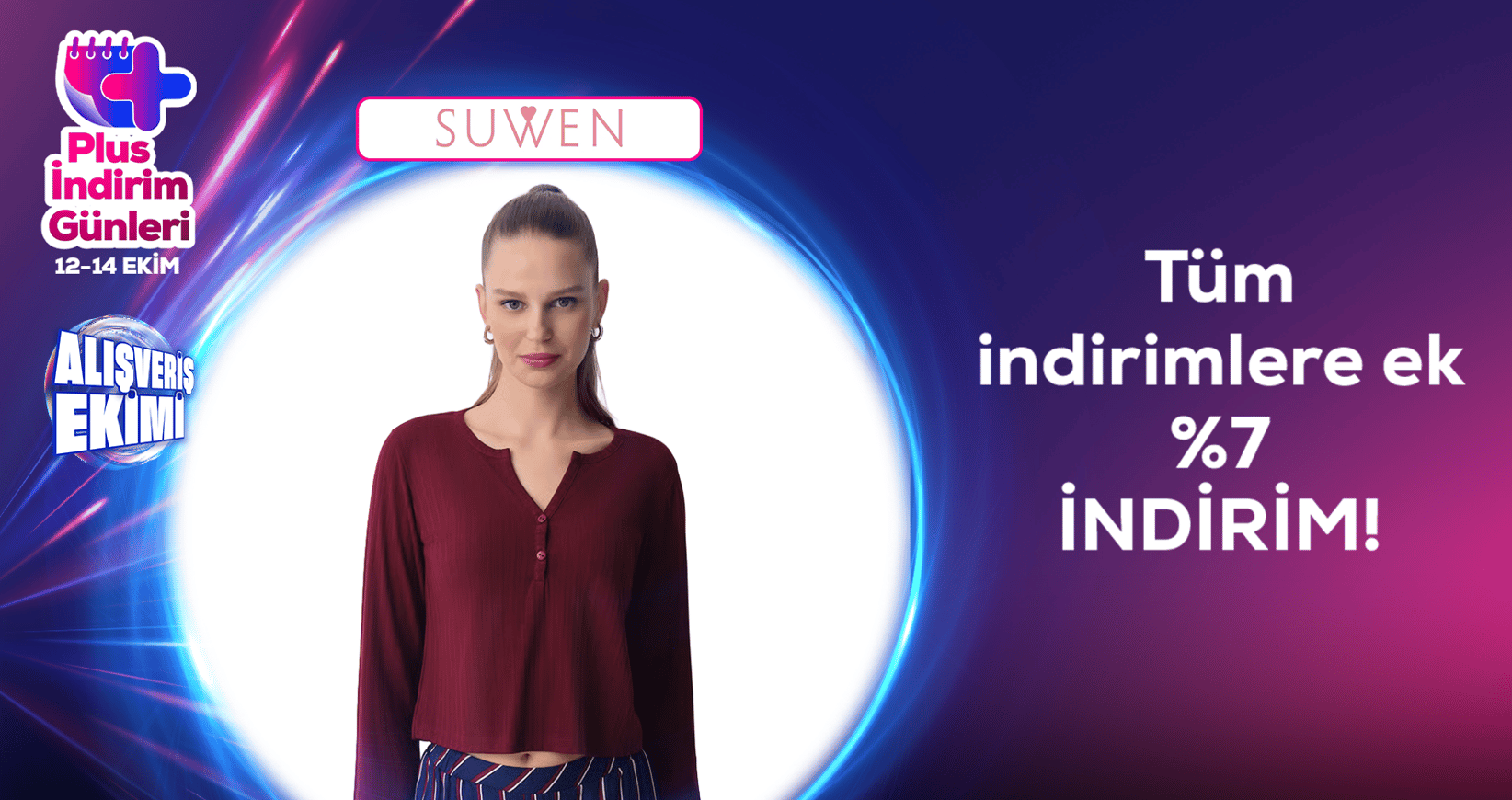 Suwen Tüm İndirimlere ek %7 İndirim