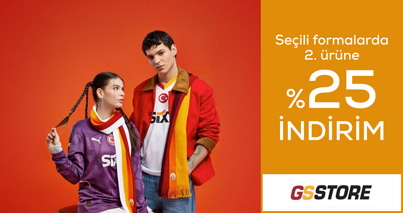 GSSTORE'da Seçili Formalarda 2. Ürüne %25 İndirim