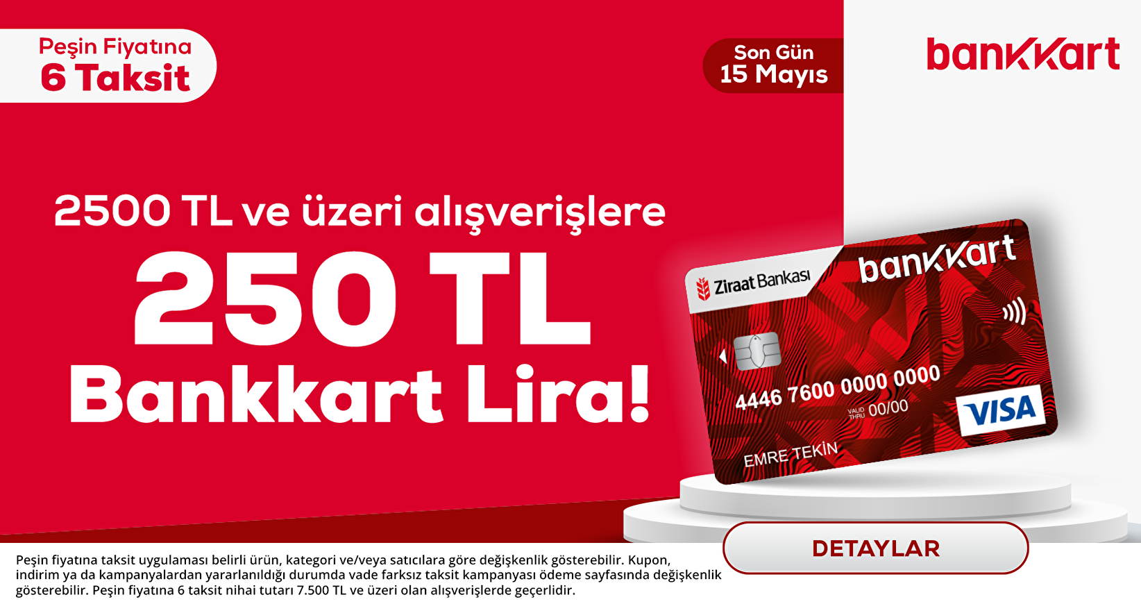 250 TL Bankkart Lira