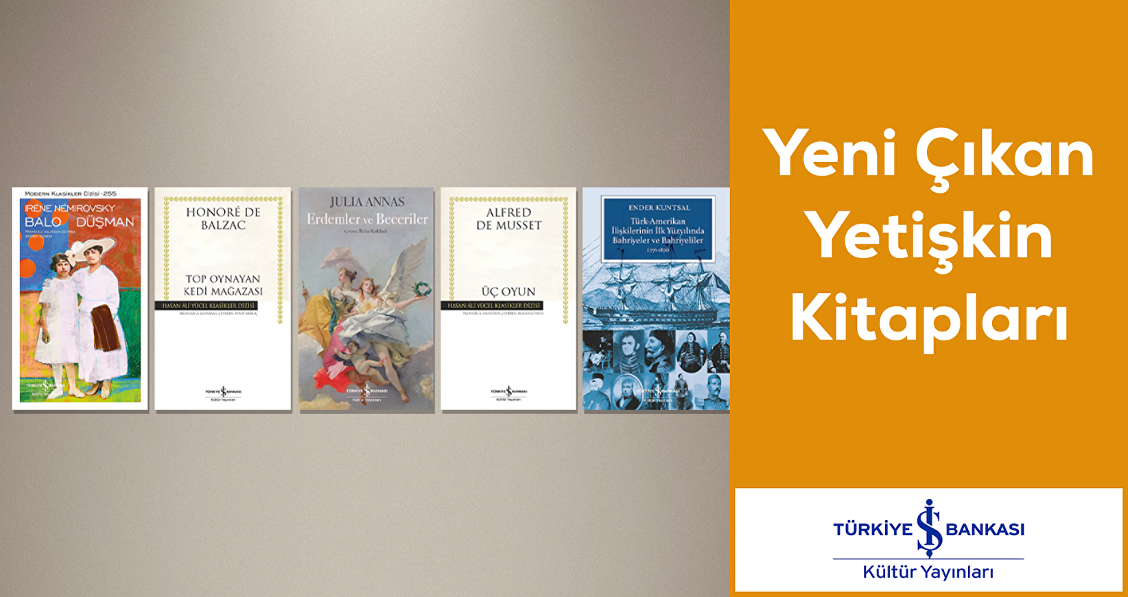 Yeni Çıkan Yetişkin Kitapları