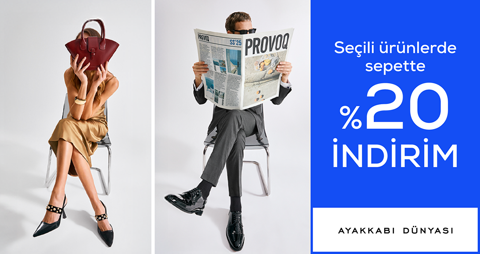 Ayakkabı Dünyası'nda Seçili Ürünlerde Sepette %20 İndirim!
