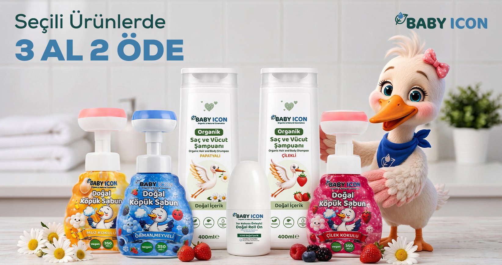 Baby Icon Seçili Ürünlerde 3 Al 2 Öde