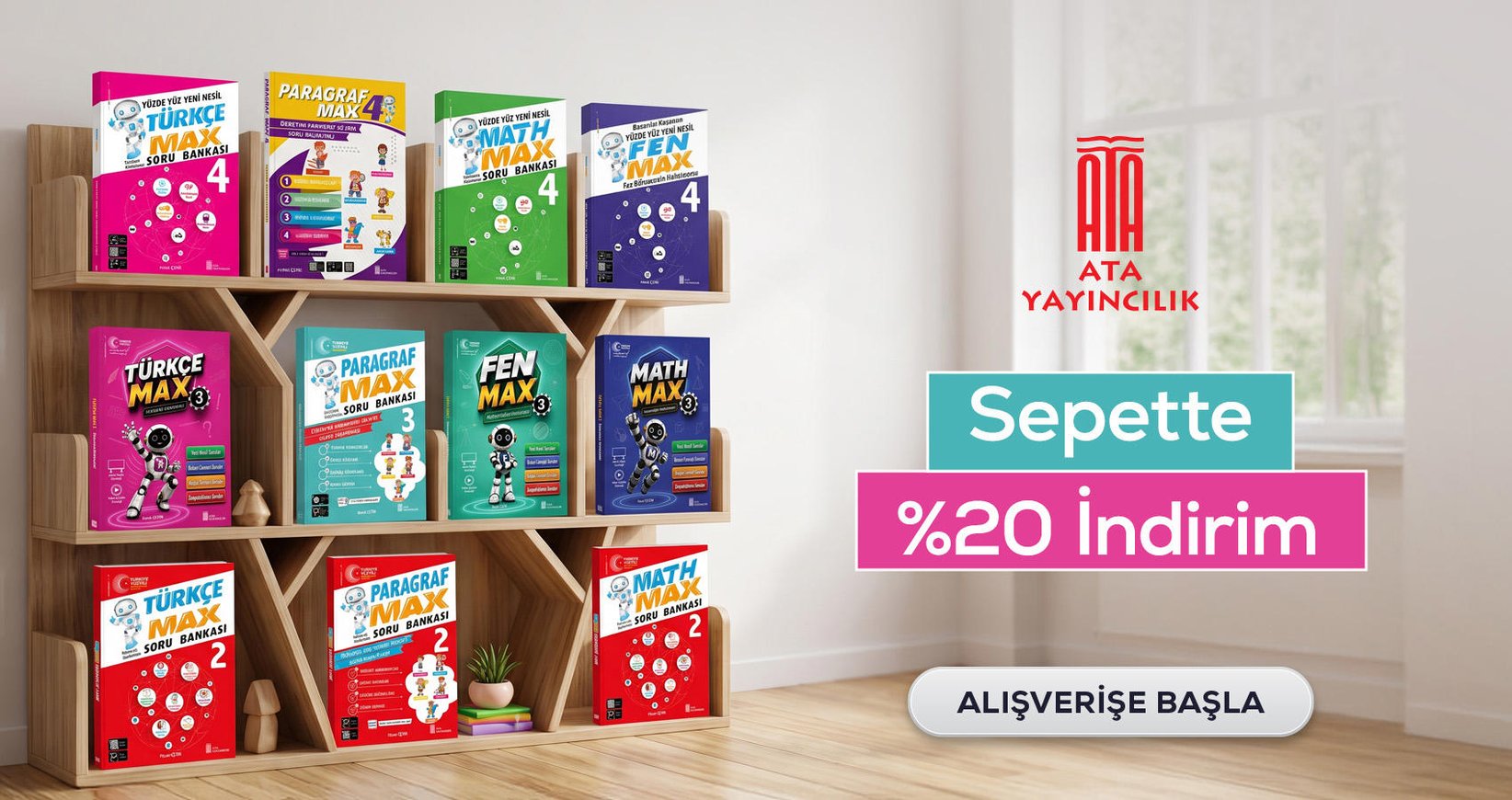 Ata Yayıncılık Sepette %20 İndirim