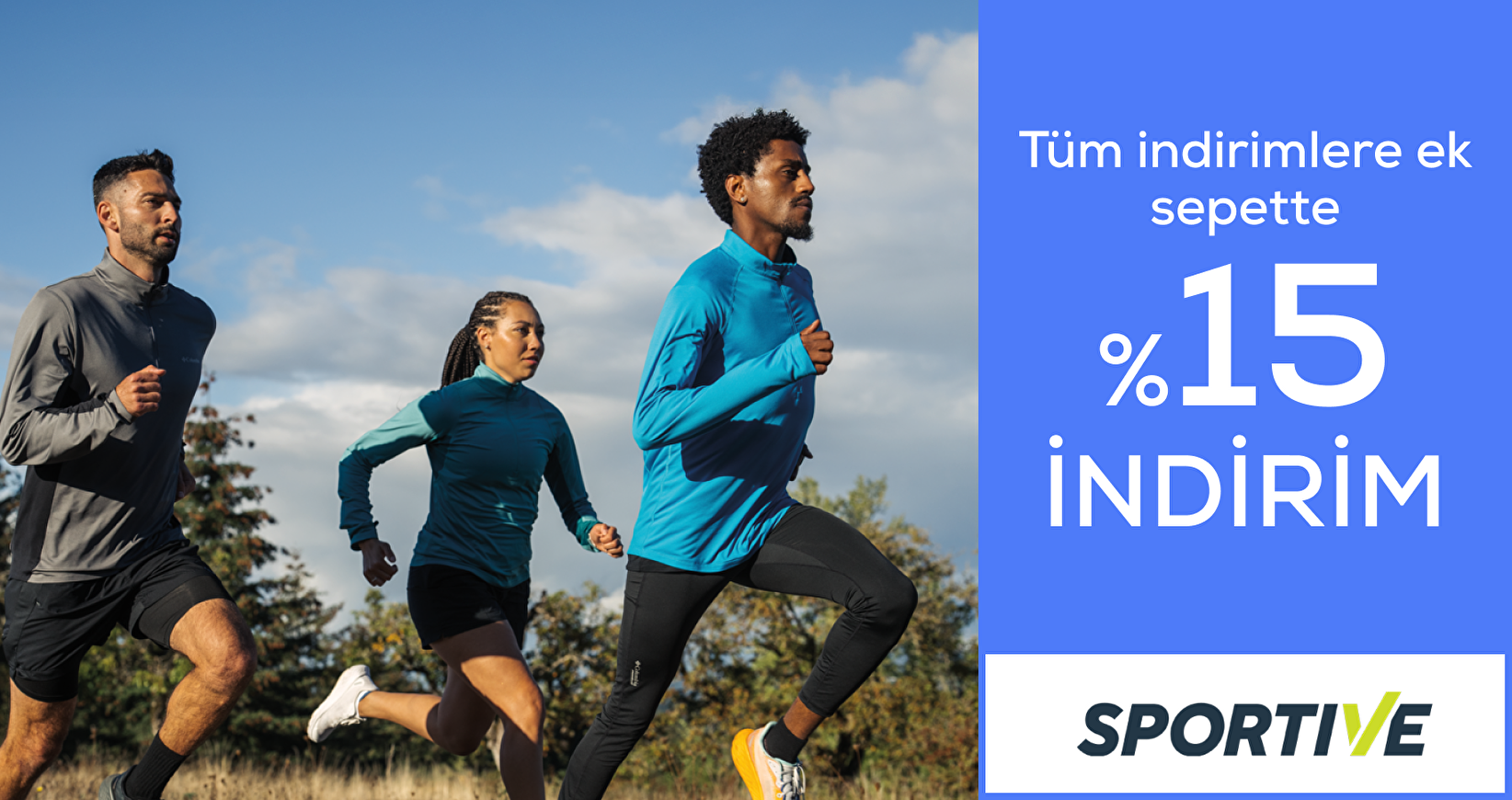 Sportive Mağazasında Sepette %15 İndirim