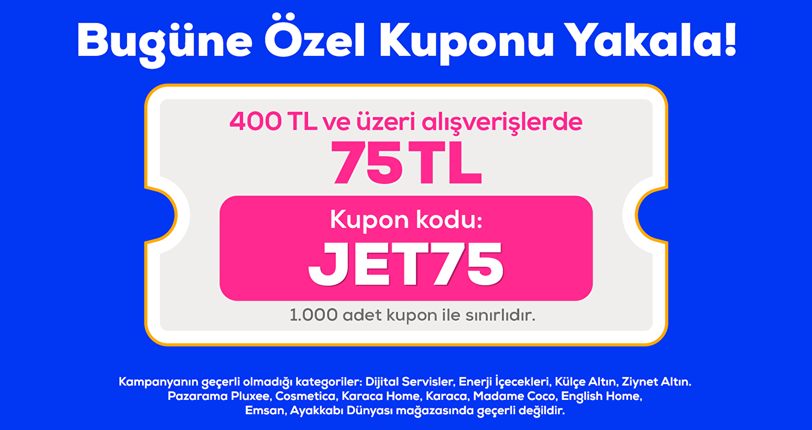 JET75 Kuponu