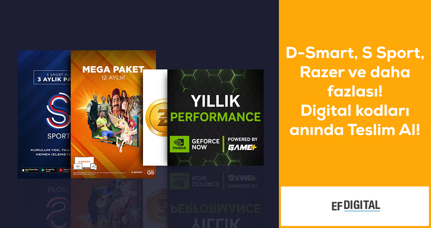 D-SMART S sports Razer Ve Daha fazlası Digital  Kodlarını  Anında Teslim AL