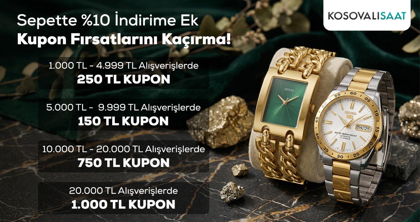 Kosovalı Saat Kupon İndirimleri