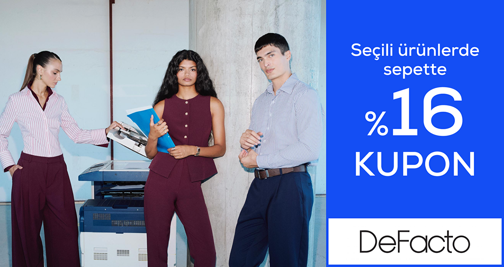 DeFacto %16 Kupon