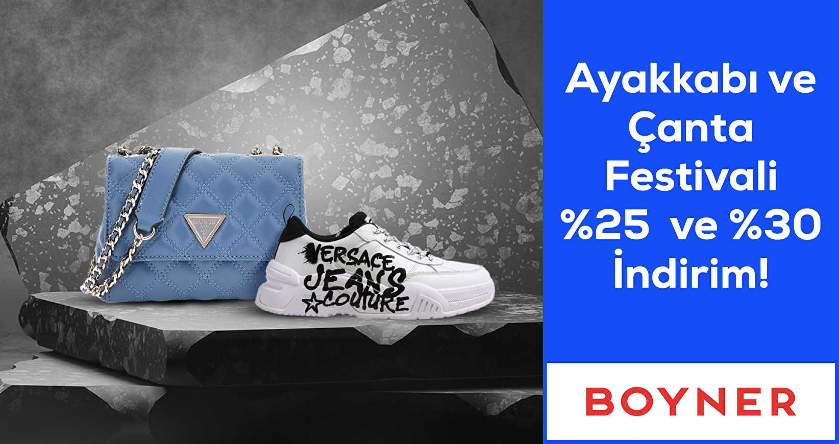 Boyner'de Ayakkabı ve Çanta Festivali %25 - %30 İndirim!