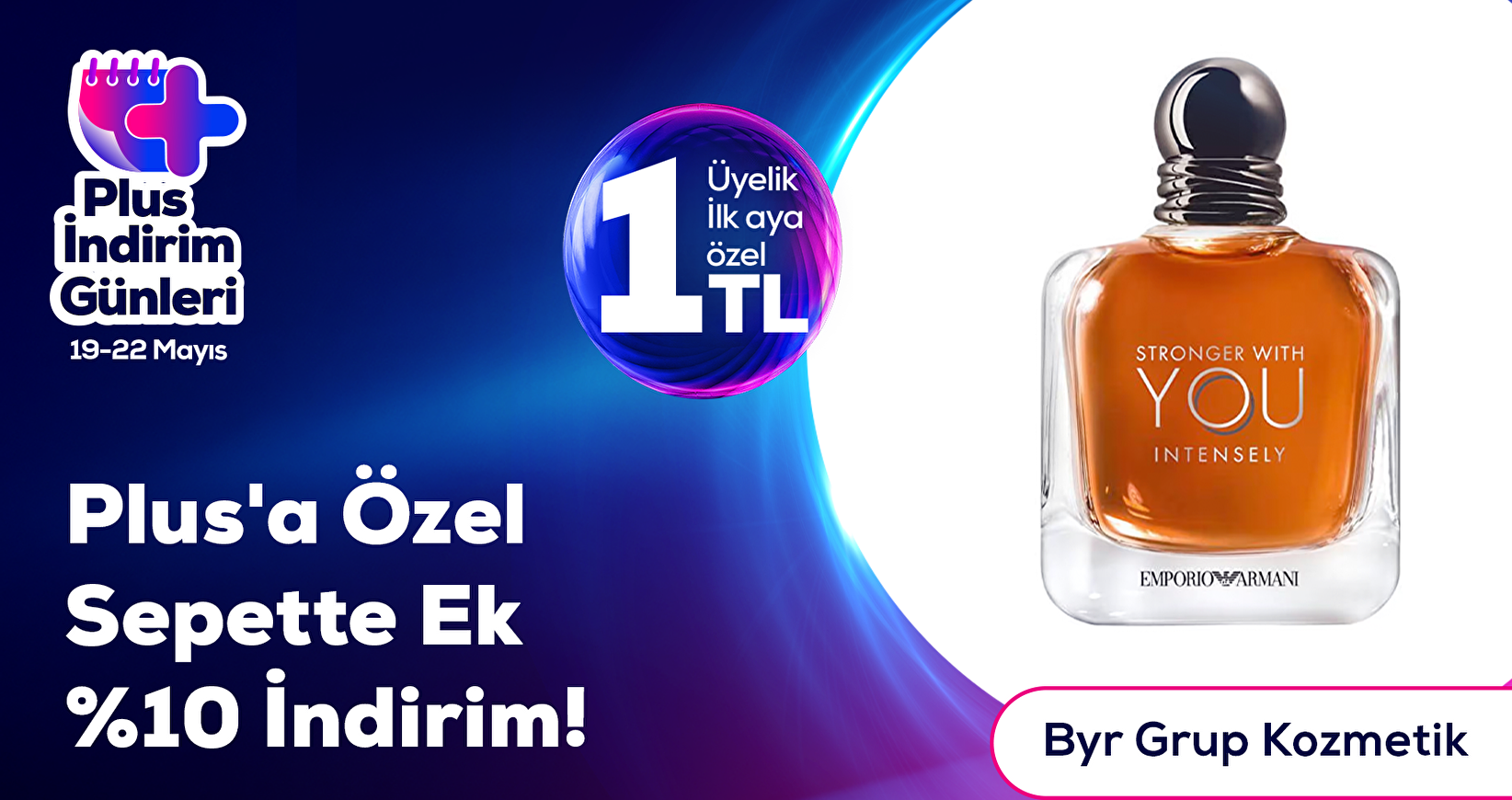 Byr Grup Kozmetik Mağazasında Sepette Ek %10 İndirim