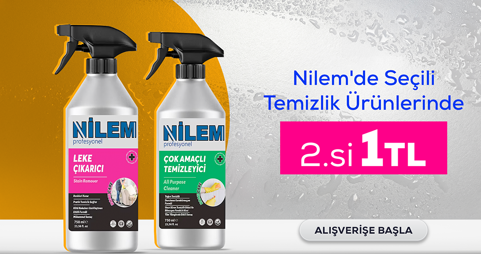 Nilem Seçili Ürünlerde 2.si 1 TL