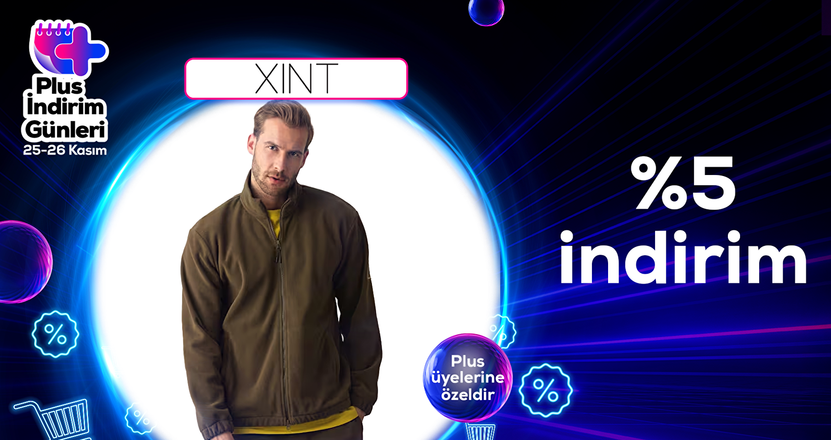 Pazarama Plusa özel Xint Mağazasında %5 indirim