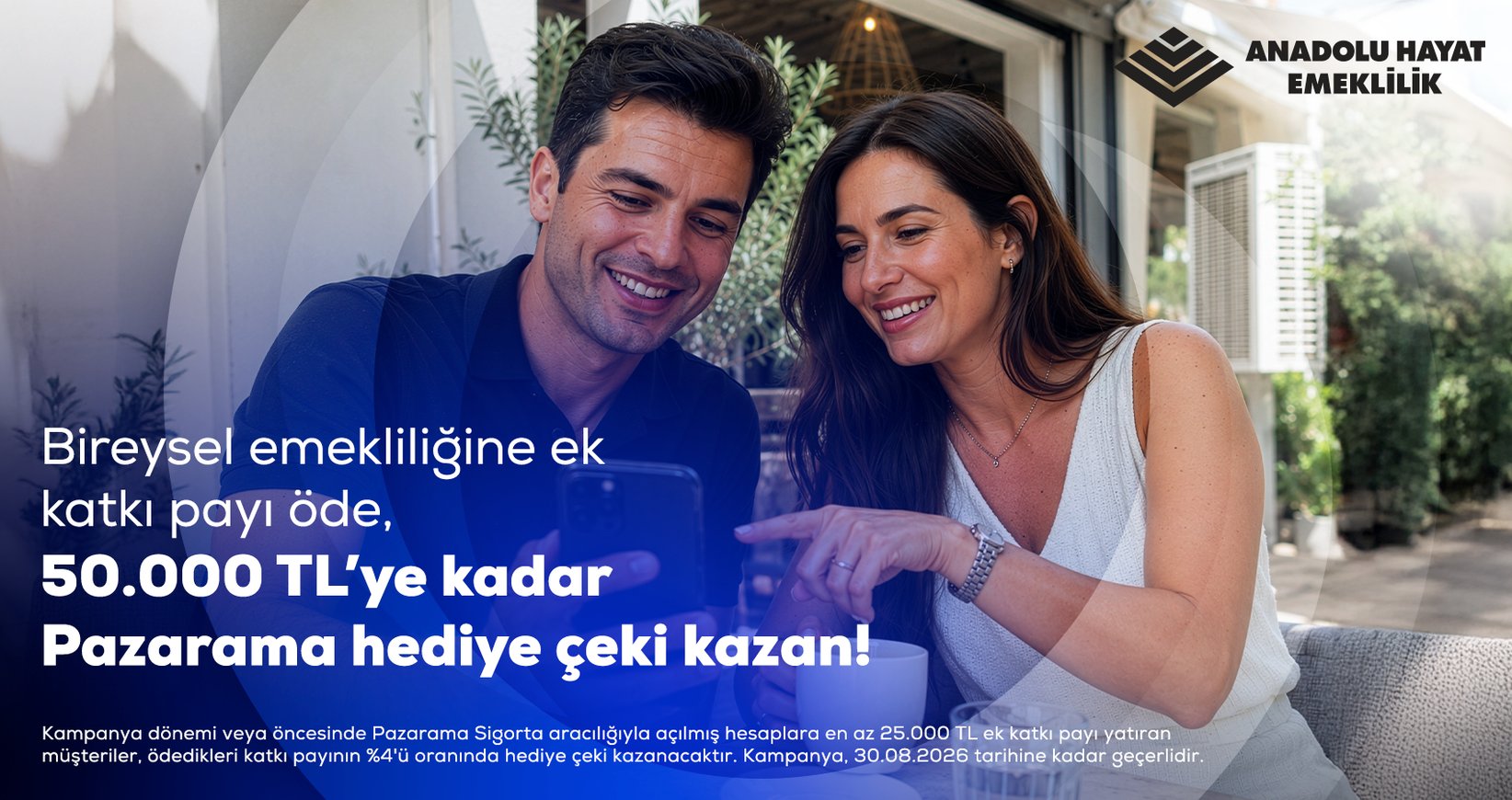 Bireysel Emeklilikte Ek Katkı Payı Öde 50.000 TL'ye kadar Hediye Çeki Kazan