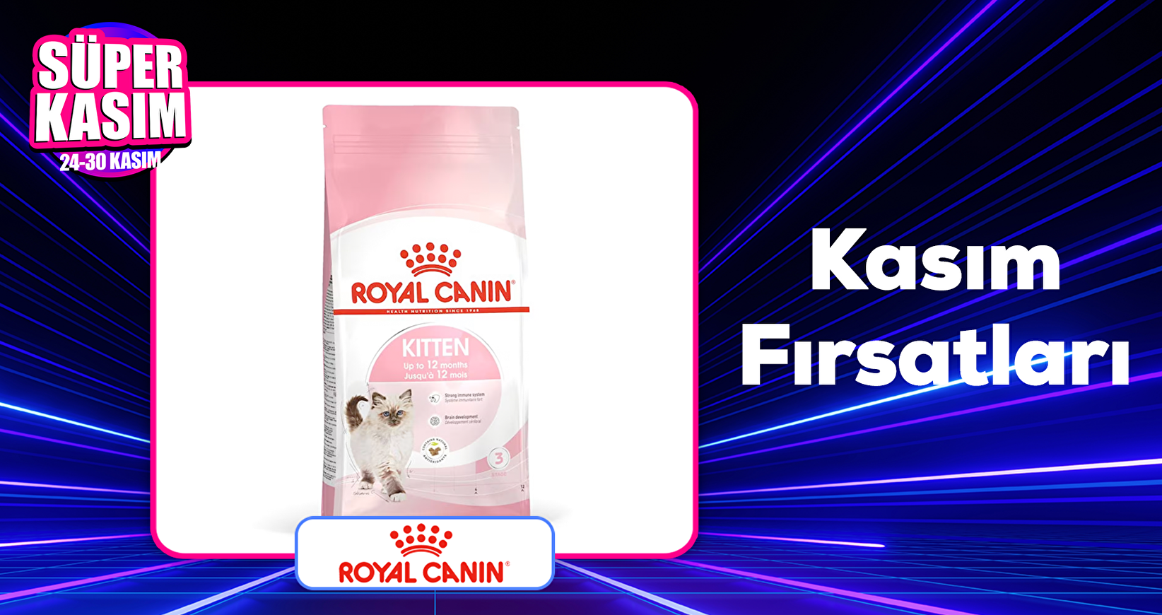 Royal Canin Kedi ve Köpek mamalarında Kasım Fırsatları