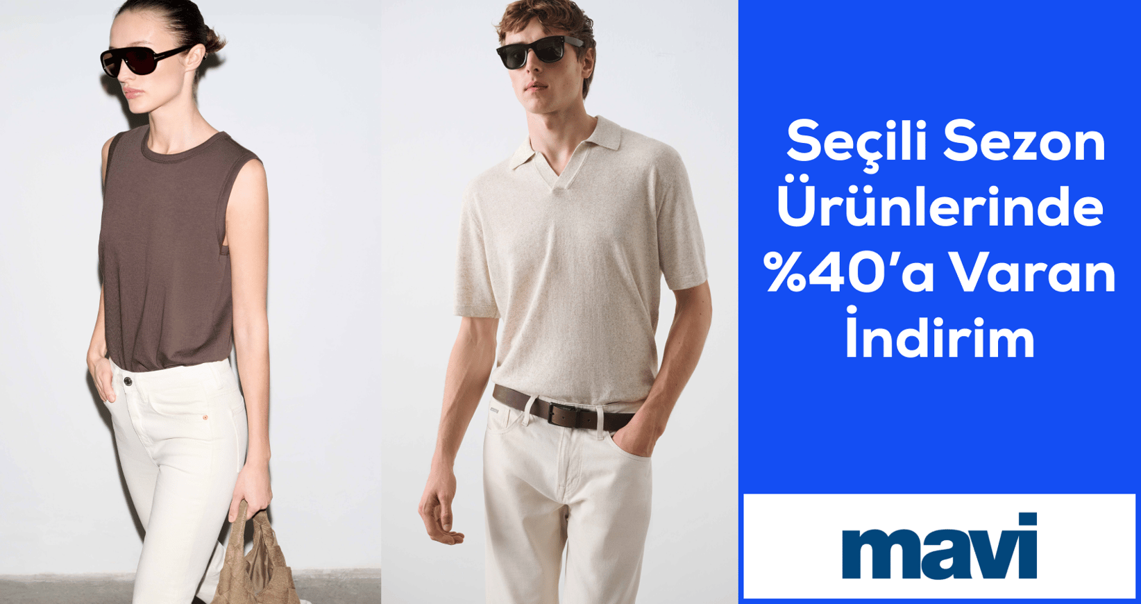 Mavi Seçili Sezon Ürünlerinde %40’a varan indirim