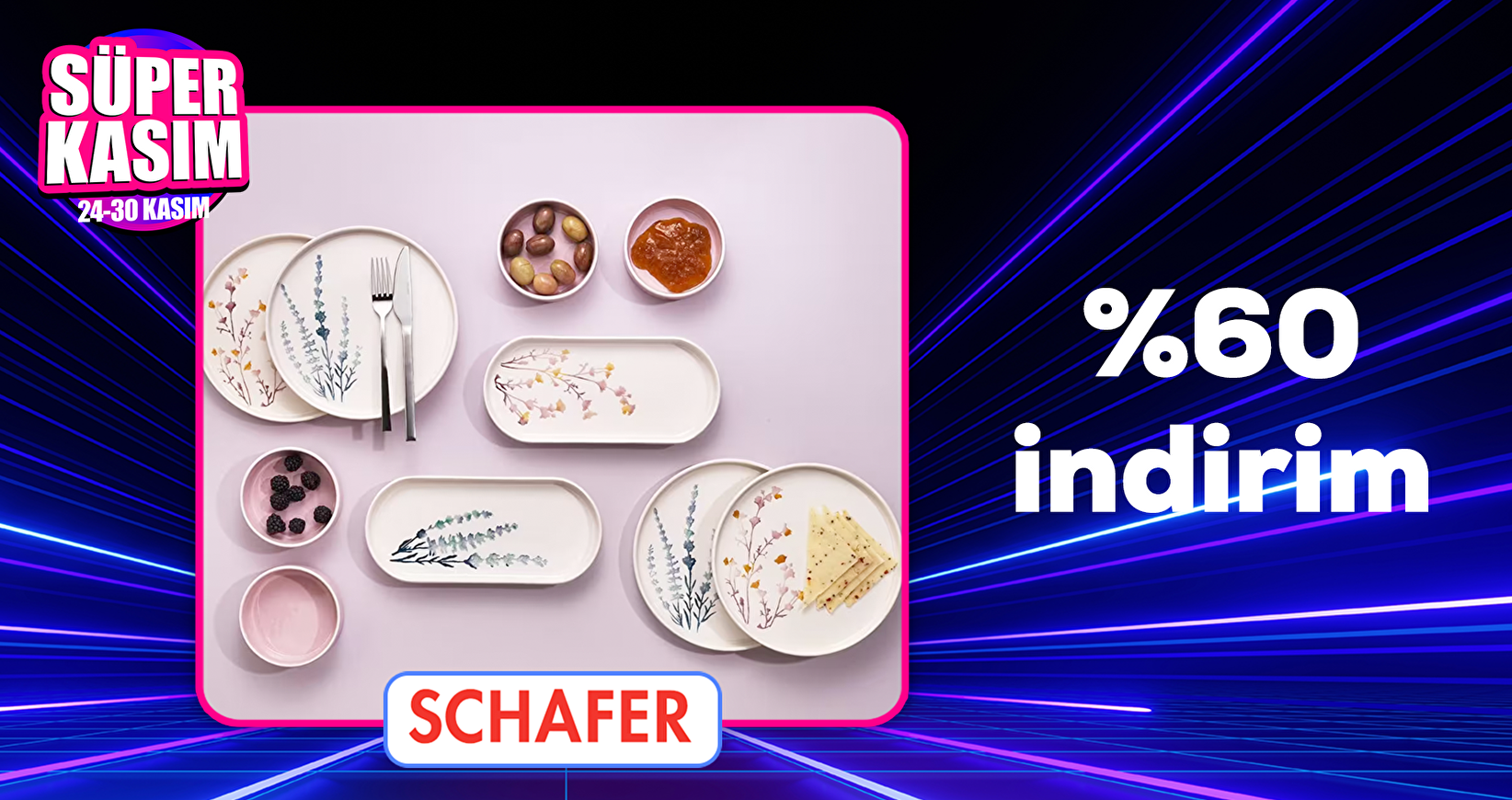 Schafer Mağazasında %60 İndirim